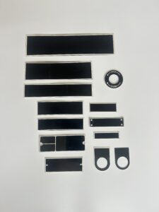 Aluminium Blank labels