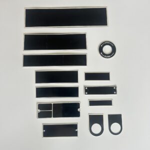 Aluminium Blank labels