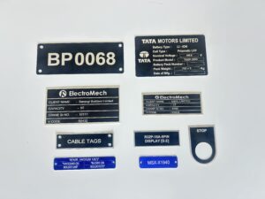 Aluminium Engraved Labels