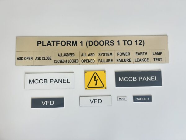 Traffolyte/ABS Tags & Name plates